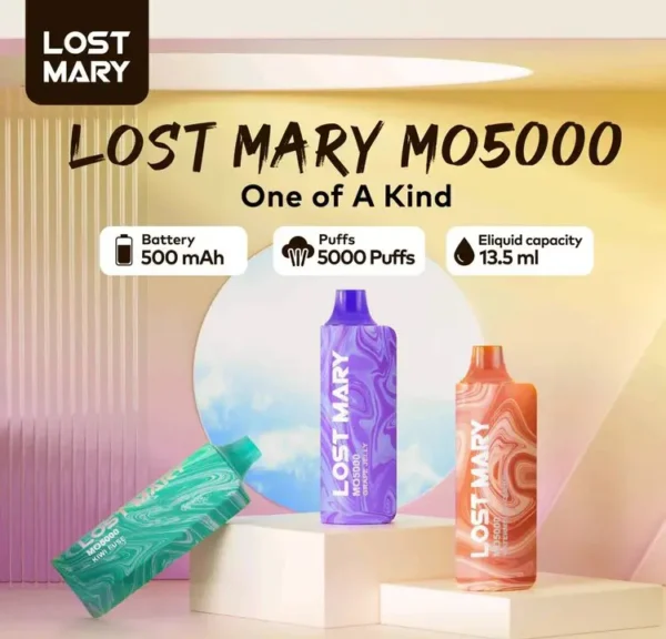 Lost Mary MO5000 - Vape Desechable Recargable con 5,000 Caladas y Sabores Intensos | KOV México