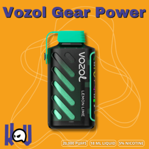 Vozol Gear Power 20000 - Vape Desechable Recargable con Pantalla LED y 20,000 Caladas | KOV México