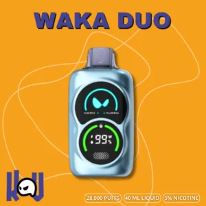 Waka Duo 28000 - Vape Desechable Recargable con 28,000 Caladas y Dual Flavor | KOV