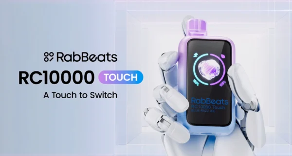 Rabbeats RC10000 Touch - Vape Desechable Recargable 10,000 Caladas con Pantalla Táctil | KOV