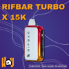 Rifbar Turbo X 15K - Vape Desechable Recargable de 15,000 Caladas | KOV