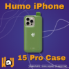 Funda Vape iPhone 15 y 15 Pro | 30,000 Caladas, Sabores Waka y Diseño Ajustable