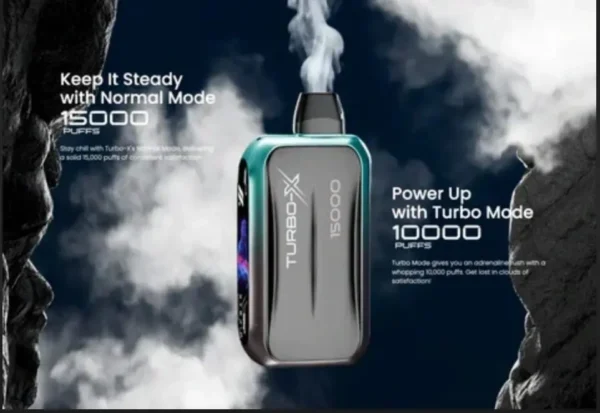 Rifbar Turbo X 15K - Vape Desechable Recargable de 15,000 Caladas | KOV