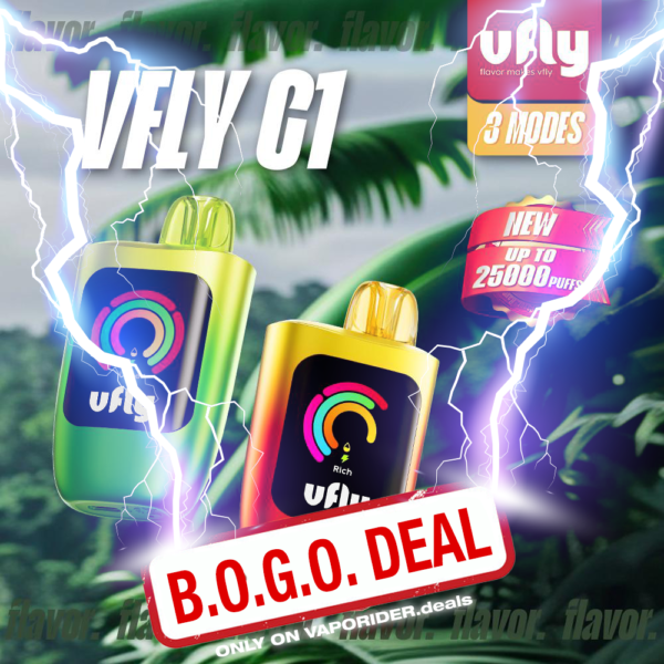 VFLY C1 - Vape Desechable Recargable 25,000 Caladas | KOV